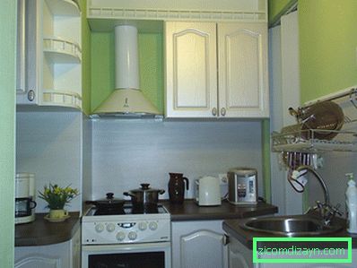 Kjøkkendesign i Khrusjtsjov: nyttige tips for de som har et lite kjøkken (160 + ekte bilder)