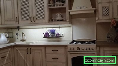 Slik ordner du belysningen på kjøkkenet: Generelt lys, belysning på arbeids- og spisestue, 110 + ekte bildeeksempler